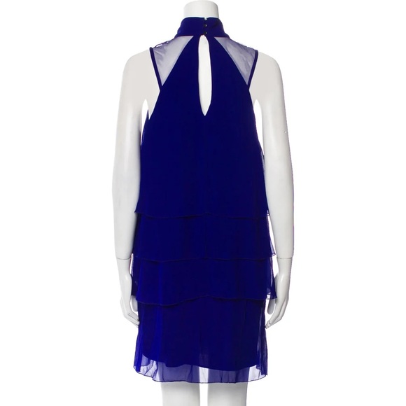 Nicole Miller Mock Neck Mini Dress - Picture 2 of 3